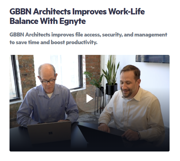 GBBN Architects Improves Work-Life Balance With Egnyte