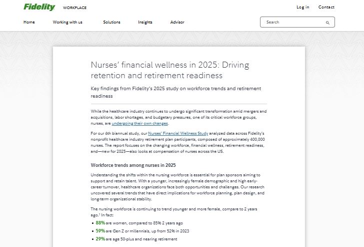 How to improve nurses’ financial wellness in 2025 to drive higher retention and retirement readiness