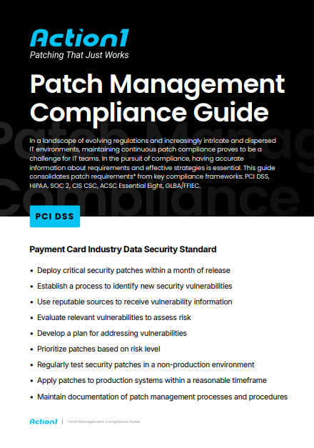 Patch Management Compliance Quick Reference Guide