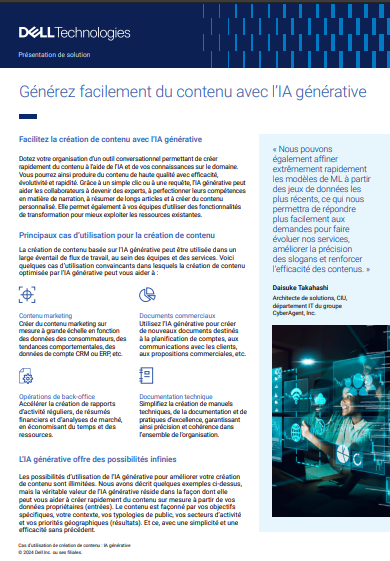 Générez facilement du contenu avec l’IA générative