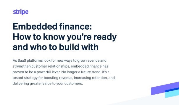 Embedded finance: How to know you’re ready and who to build with