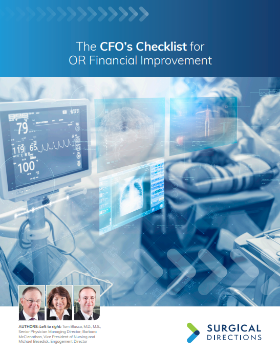 The CFO’s Checklist for OR Financial Improvement