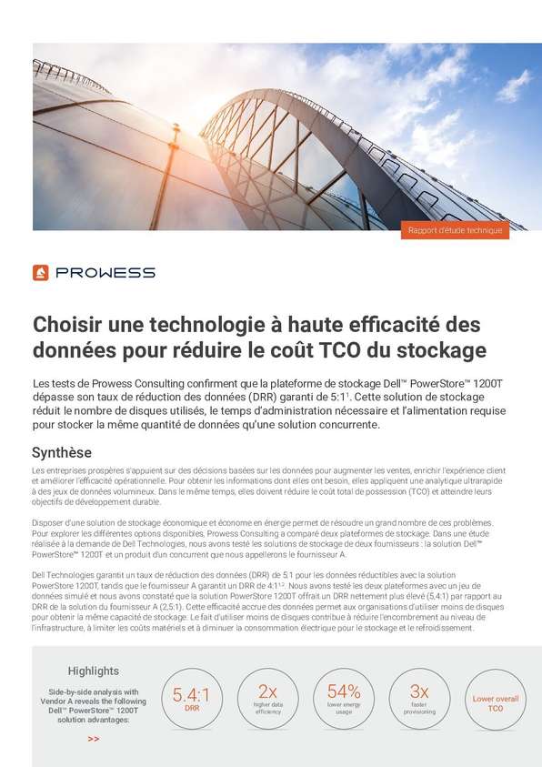 Choisir une technologie à haute efficacité des données pour réduire le coût TCO du stockage