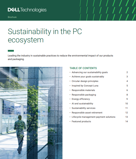 Sustainability in the PC ecosystem
