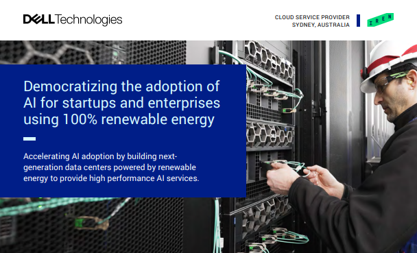 Democratizing the Adoption of AI for Startups and Enterprises Using 100% Renewable Energy