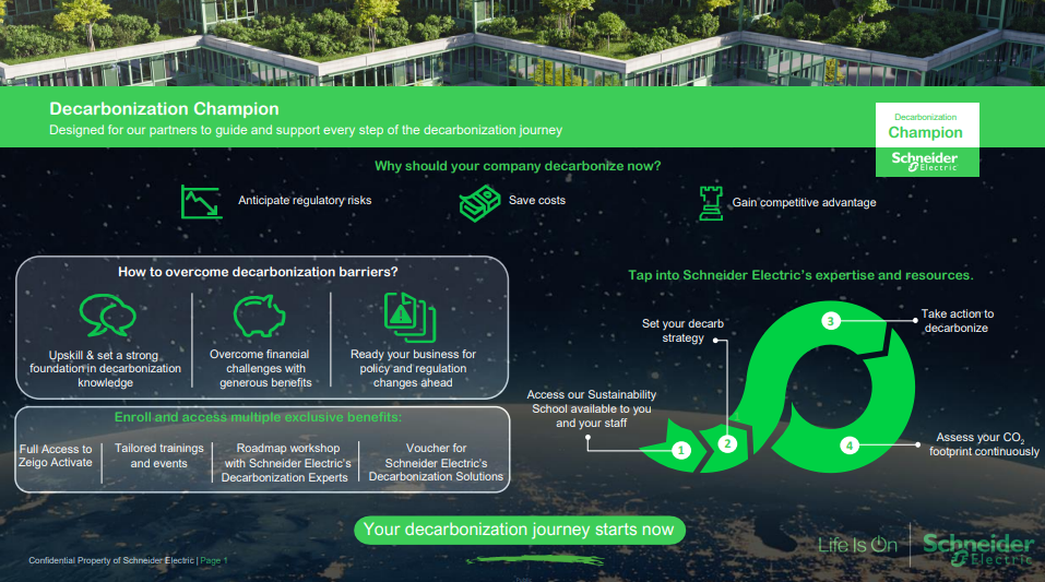 Become a Decarbonization Champion and get rewarded