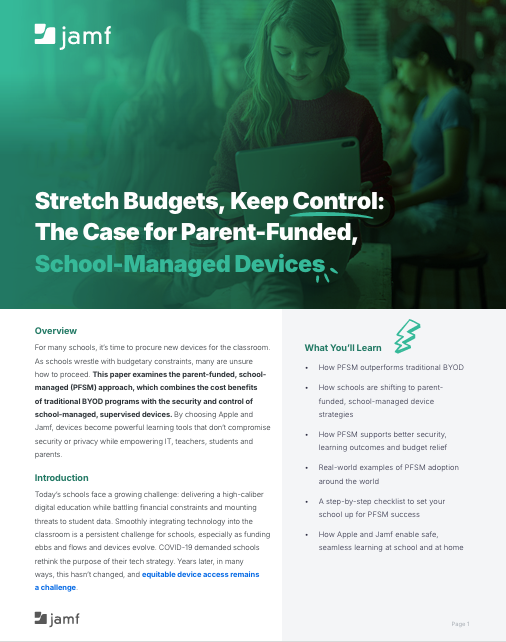 Stretch Budgets, Keep Control: The Case for Parent-Funded, School-Managed Devices