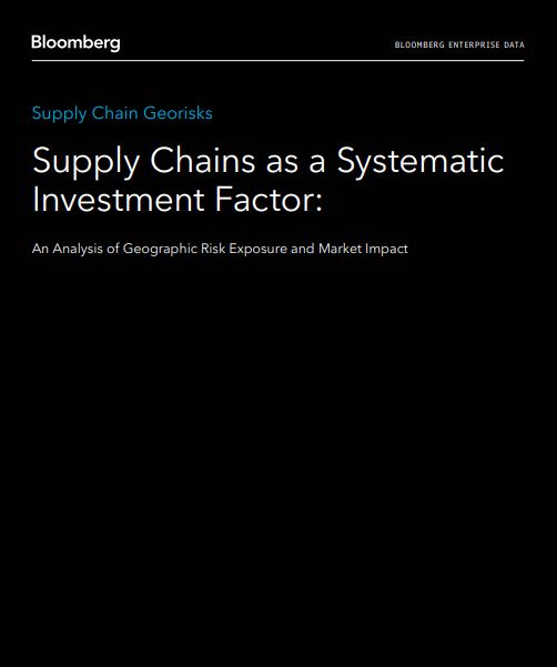 Unlock Investment Alpha with Supply Chain GeoRisk Insights