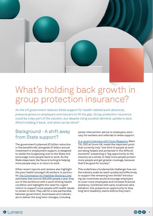 Boosting growth in group protection insurance: A strategic imperative for UK employers