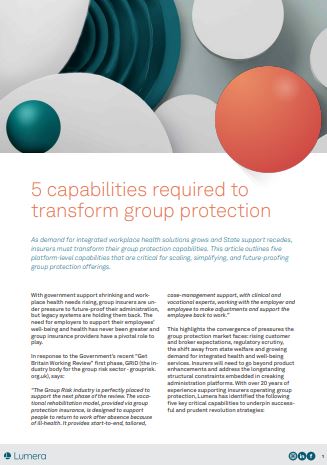 Transforming group protection: The future of insurance technology