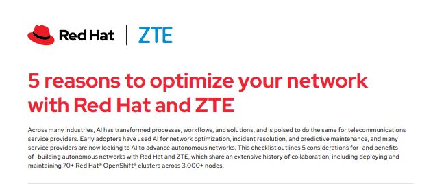 RH / ZTE AI Checklist