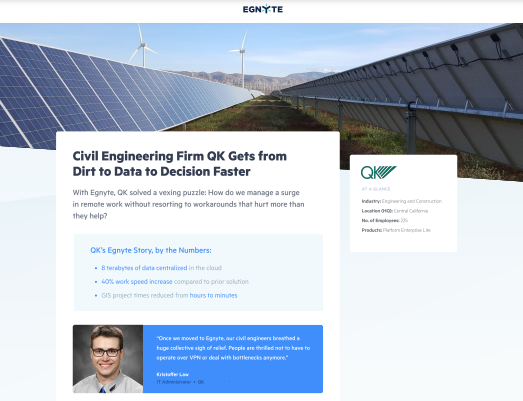 Civil Engineering Firm QK Gets From Dirt to Data to Decision Faster