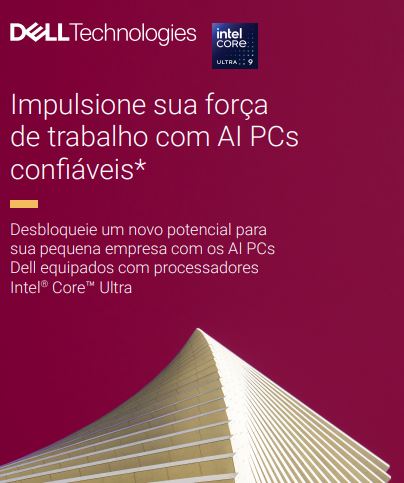 Impulsione sua força de trabalho com AI PCs confiáveis*