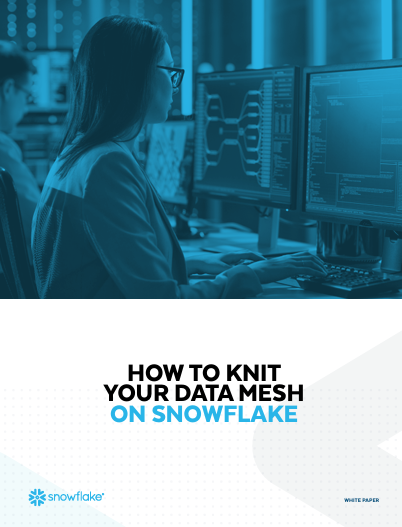 How to Knit Your Data Mesh on Snowflake