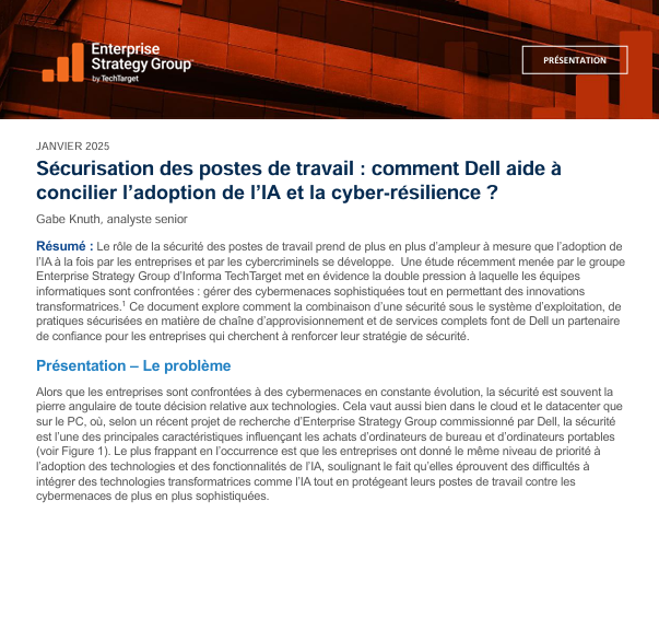 Sécurisation des postes de travail : comment Dell aide à concilier l’adoption de l’IA et la cyber-résilience ?