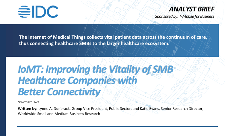IoMT: Improving the Vitality of SMB Healthcare Companies with Better Connectivity