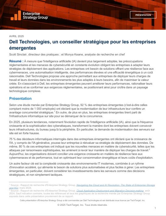 Dell Technologies, un conseiller stratégique pour les entreprises émergentes 1