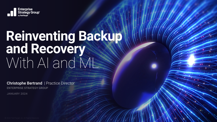 AI and ML in Backup & Recovery