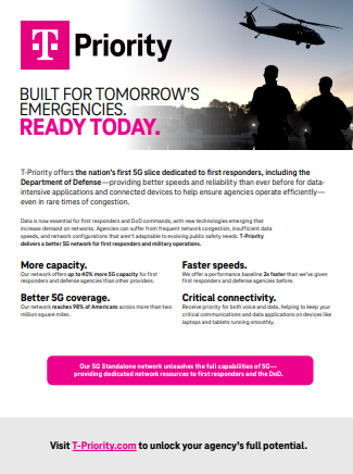 T-Priority: The 5G Tactical Advantage for Defense