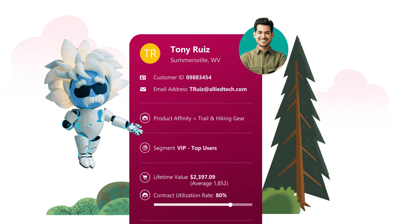 Unlock new revenue with unified sales and service data.