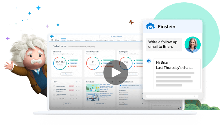 Sell faster with trusted AI built directly into your CRM.