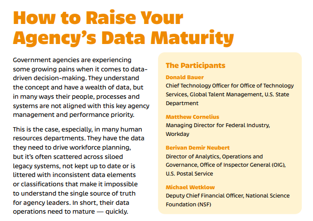 How to Raise Your Agency’s Data Maturity